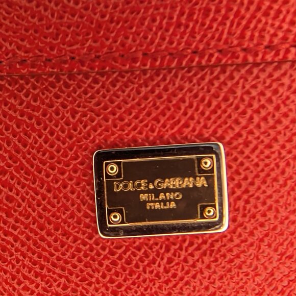 Dolce & Gabbana Sicily Medium Embellished Dauphine Leather bag - Picture 4 of 6